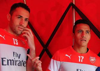 Ospina y Alexis: de compañeros en Arsenal a rivales en Copa