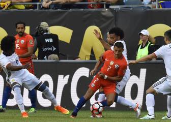 Imágenes de Colombia vs Chile por la semifinal de la Copa América