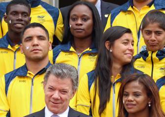 Delegación colombiana ya porta la bandera para Río 2016