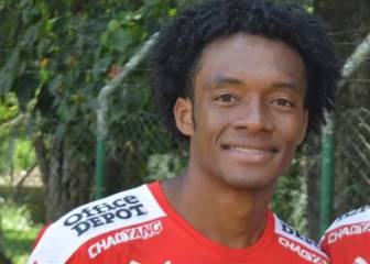 En imágenes el entrenamiento de Cuadrado con el Medellín