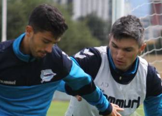 Imágenes del entrenamiento de Daniel Torres en el Alavés