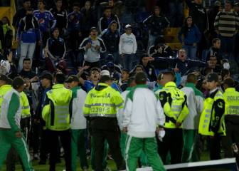 La invasión de los hinchas de Millonarios ante Bucaramanga
