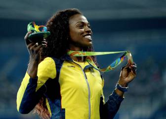 Caterine ofrenda su oro en los Juegos Olímpicos a los colombianos