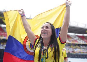 Mariana Pajón y los medallistas alentaron a la Selección
