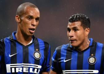 Jeison Murillo contra Joao Miranda, su pareja en el Inter