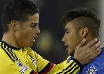 James y Neymar trasladan el clásico español a Suramérica