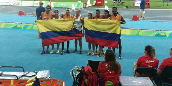 Colombia logra bronce en 4x100 femenino en los Paralímpicos