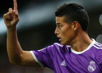 James completa 26 goles con el Real Madrid