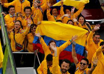 Bogotá recibe con una caravana a medallistas paralímpicos de Río