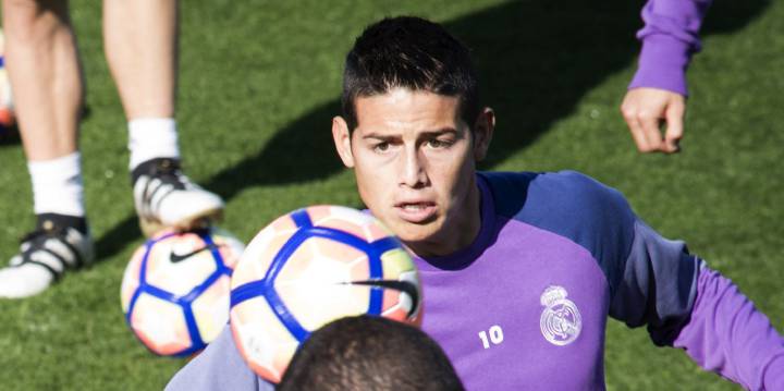How much time will James Rodriguez miss due to injury?