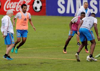 Colombia entrena sin Sánchez, James, los Murillo y Borré