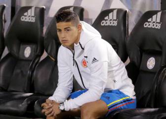 James acompaña desde el banco a Colombia en Paraguay