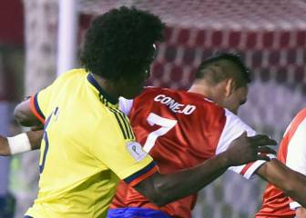 Colombia 1x1: Mina, Sánchez y Cuadrado dominan Asunción