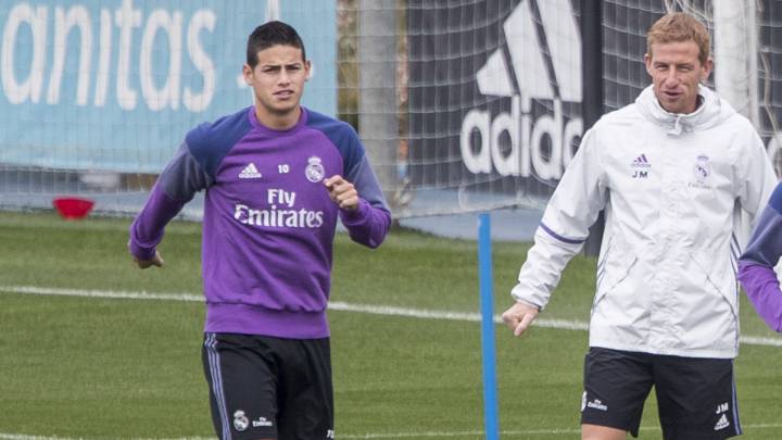 James Rodríguez está dentro de los 19 convocados del Real Madrid para el juego del martes 18 de octubre ante Legia