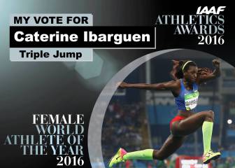 Vota aquí para que Caterine Ibargüen sea la atleta del año