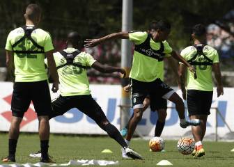 Nacional prepara su partido ante Coritiba en busca de semis