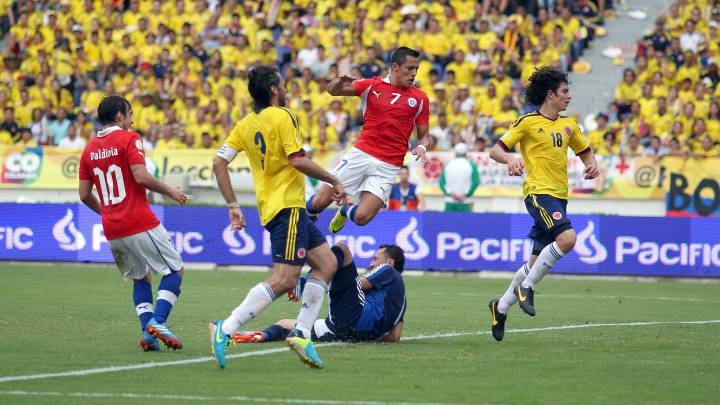 ¿Qué jugadores de Colombia y Chile, que estuvieron en el empate 3-3 de octubre de 2013, repiten en las nóminas de ambas selecciones para el partido de este jueves en el Metropolitano?