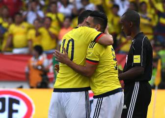 Falcao y James, por su 1er gol a Argentina en la era Pékerman