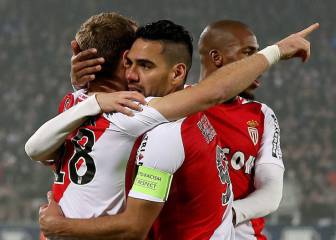 En imágenes el show goleador de Falcao ante el Bordeaux