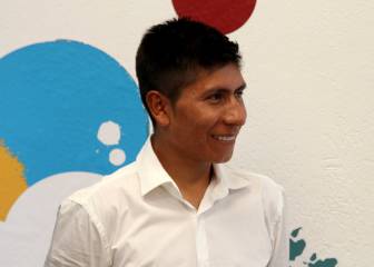Nairo Quintana es el Superhéroe de su colegio de infancia