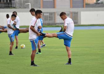Colombia se prepara con el equipo completo en Río