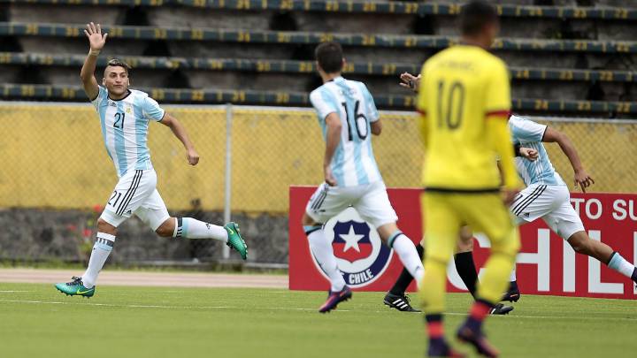 Rendimiento individual de la Selección Colombia en la derrota 2-1 contra Argentina este jueves 2 de febrero en Quito por la segunda fecha del Campeonato Sudamericano Sub20 Ecuador 2017