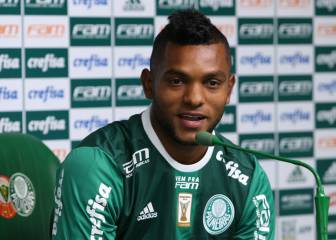 Miguel Borja ya viste la camiseta 12 de Palmeiras