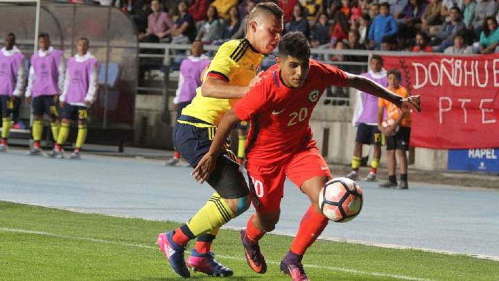 Chile 1 - 0 Colombia: Gol y resultado - Sudamericano sub 17