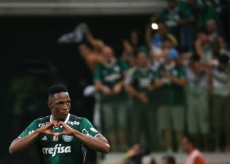 Mina goleador: gol al último minuto en Libertadores