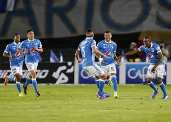 Millonarios golea a Santa Fe y le corta el invicto de 22 fechas