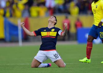 Colombia le gana a Ecuador y hace una jornada perfecta