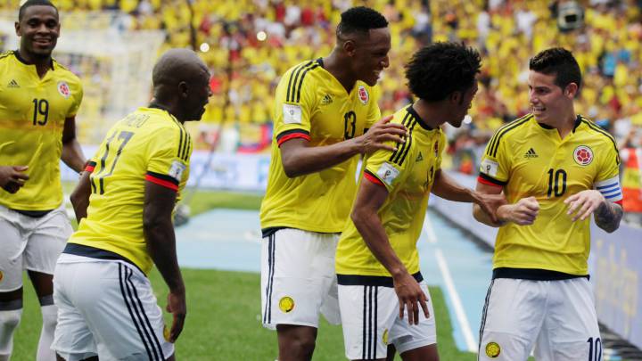 James, Ospina, Muriel, Bacca y Murillo, son los jugadores de la Selección Colombia que cambiarían de equipo en junio de 2017 para la próxima temporada