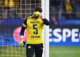 El homenaje a Bartra y el muro amarillo del Dortmund en imágenes