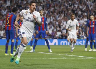 James le marca por primera vez al Barça pero no alcanza