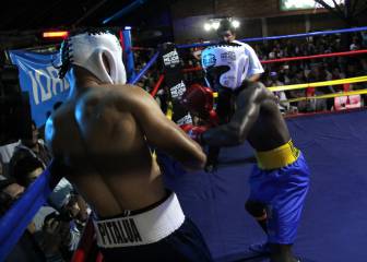 Yuberjén e Ingrit animaron velada de boxeo en Bogotá