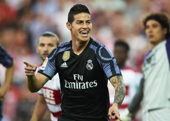 James se despacha con un doblete ante Granada