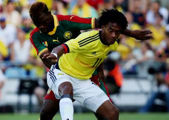 Colombia muestra buen fútbol ante Camerún