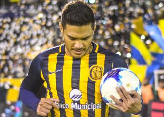 Teo Gutiérrez y una emotiva despedida de Rosario Central