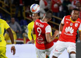 El campeón la pasa mal ante Santa Fe que le ganó en El Campín