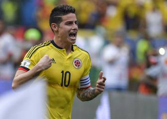 Colombia con James, a rebelarse frente a Brasil