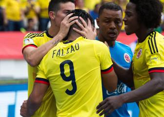 Grito de gol: Falcao y la celebración frente a Brasil