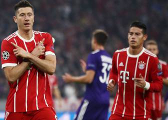 Resultado Bayern Múnich 3-0 Anderlecht: James fue titular