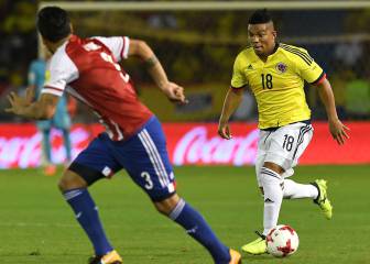 En imágenes la derrota de Colombia ante Paraguay