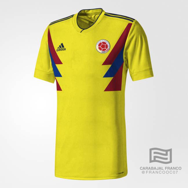 Se filtra la posible camiseta de Colombia para 2018 - AS Colombia