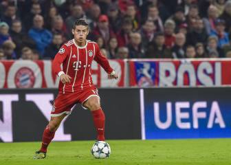 La nueva posición de James en el Bayern de Munich