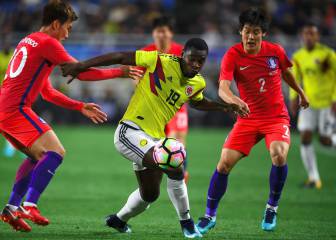 En imágenes la derrota de Colombia ante Corea del Sur