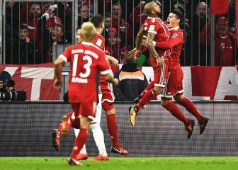 James y el Bayern Múnich, por el primer lugar de su grupo