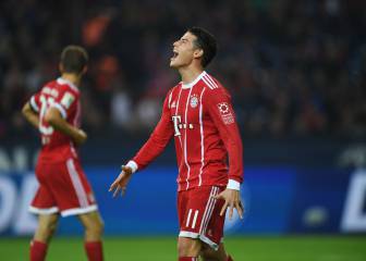 James no entrena con Bayern por la conmoción cerebral