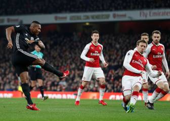 Arsenal 1-3 Manchester United: Mou saca un valioso triunfo del Emirates