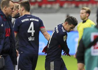 James no se achica ante la dura marca del fútbol alemán